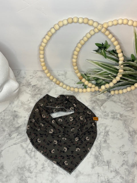 Green with pale flwoers